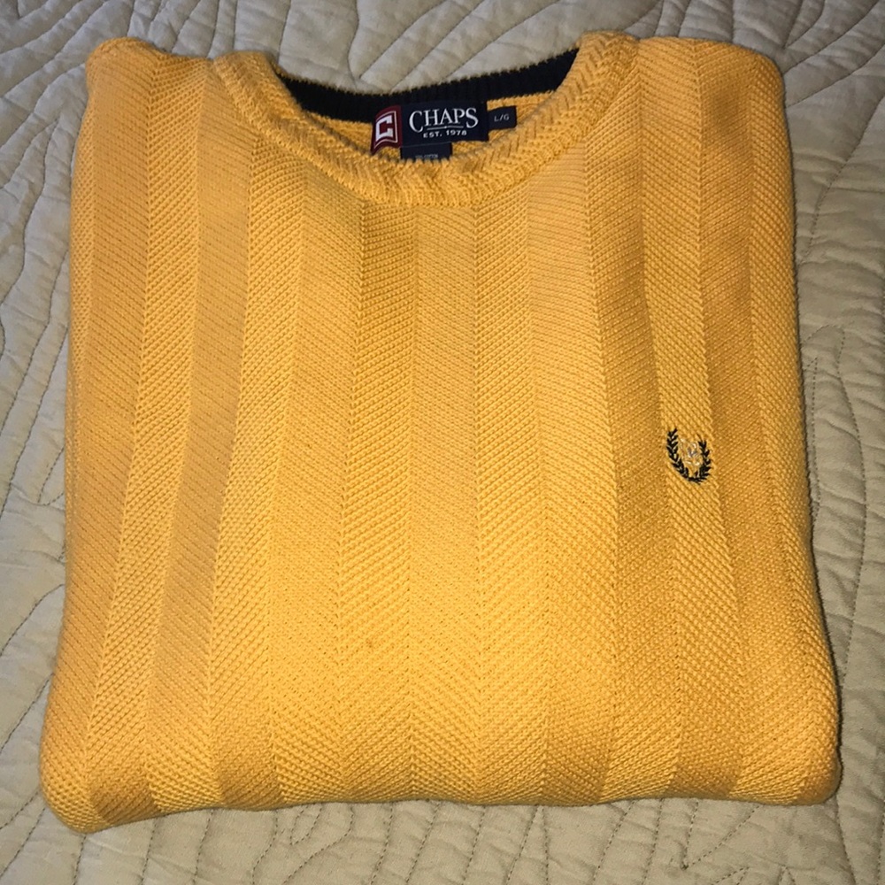 Chaps Cotton Sweater NWOT